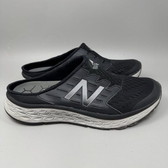 New Balance 900 Women's Size 12 Sport Slip On Black White Sneakers